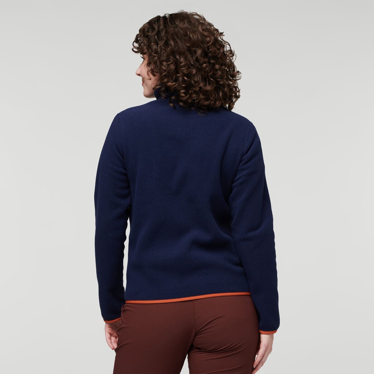 Teca Fleece Full-Zip Jacket - Women's, Alpenglow, Model Courtney