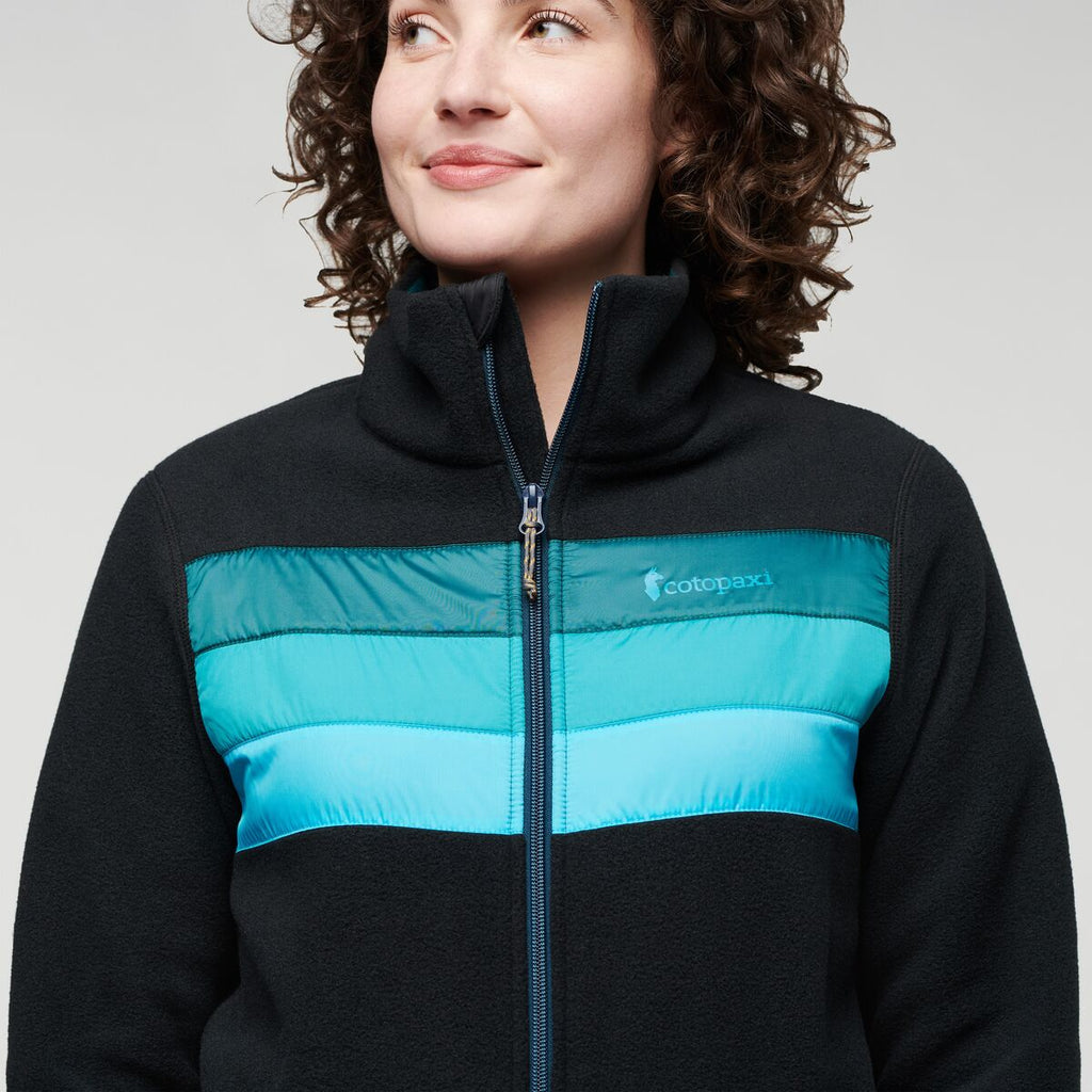 Teca Fleece Full-Zip Jacket - Women's, Dive In, Model Courtney