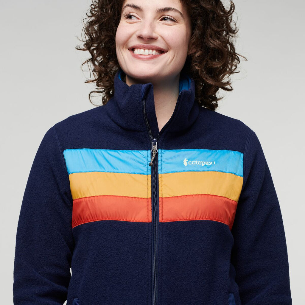 Teca Fleece Full-Zip Jacket - Women's, Half Full, Model Courtney