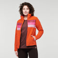 Teca Fleece Full-Zip Jacket - Women's, I Heart You, Model Courtney