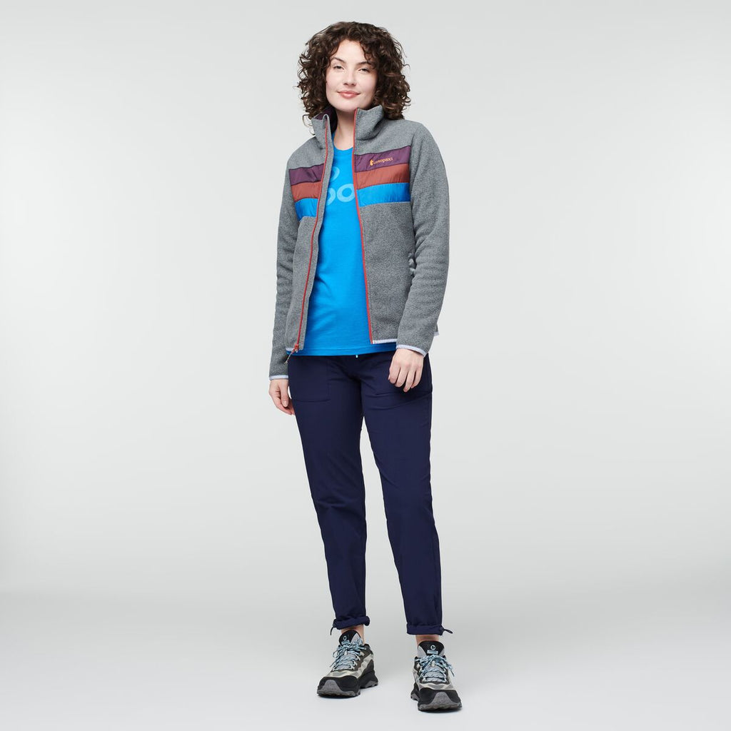 Teca Fleece Full-Zip Jacket - Women's, Passing Time, Model Courtney