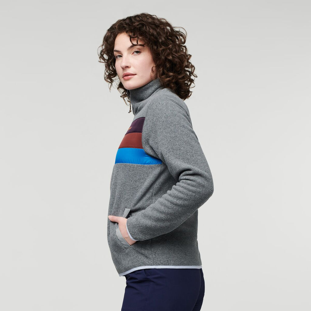 Teca Fleece Full-Zip Jacket - Women's, Passing Time, Model Courtney