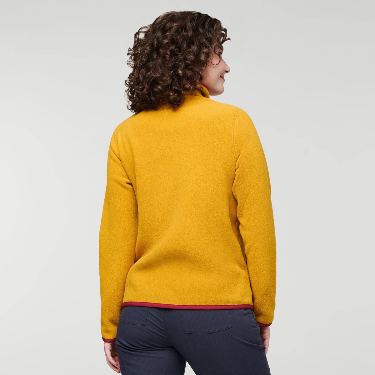 Teca Fleece Pullover - Women's, Honeycomb, Model Courtney