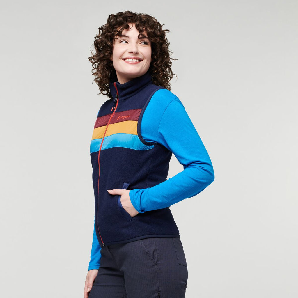 Teca Fleece Vest - Women's, Pony Up, Model Courtney