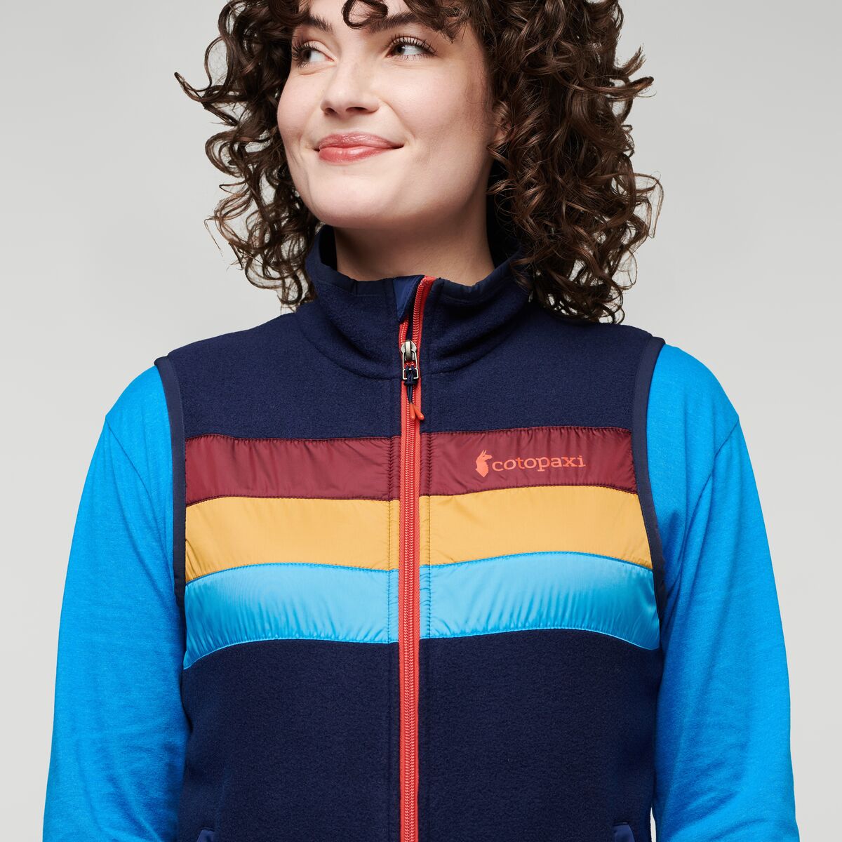 Teca Fleece Vest - Women's, Pony Up, Model Courtney