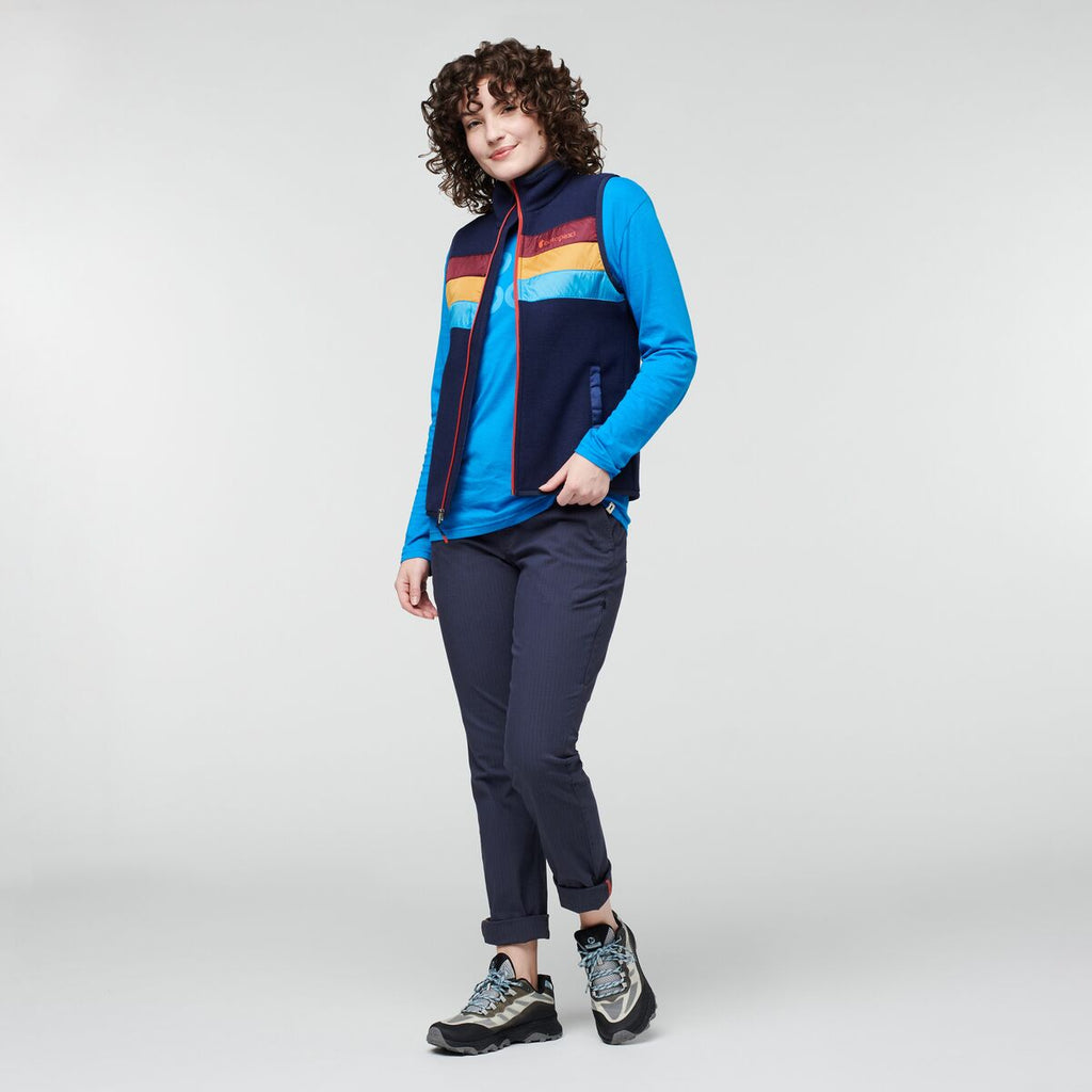 Teca Fleece Vest - Women's, Pony Up, Model Courtney