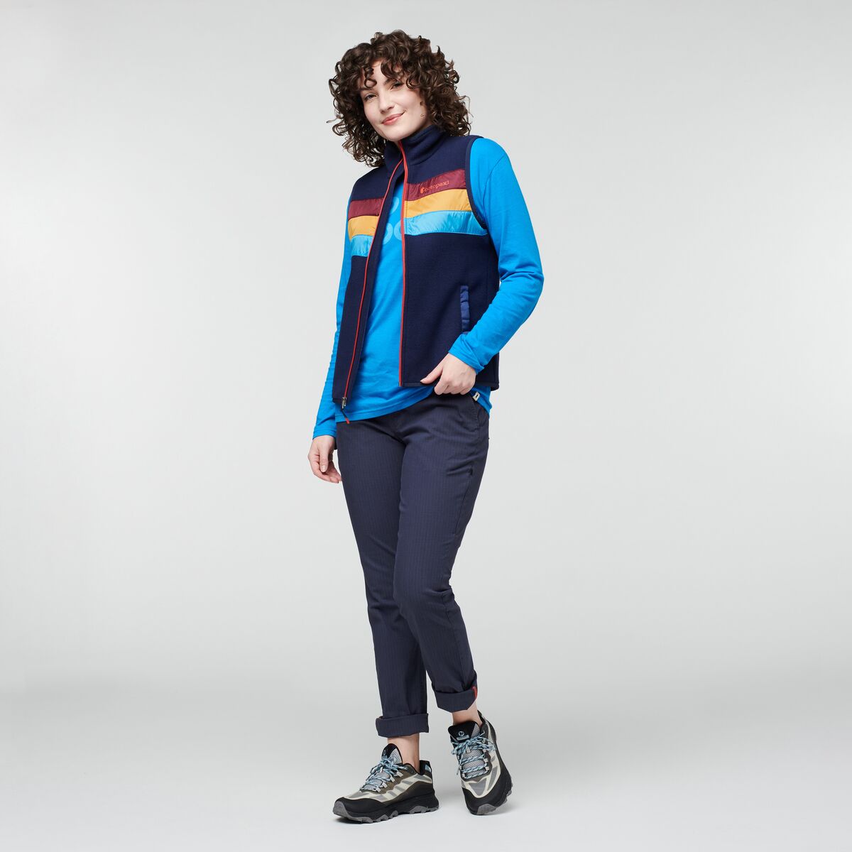 Teca Fleece Vest - Women's, Pony Up, Model Courtney