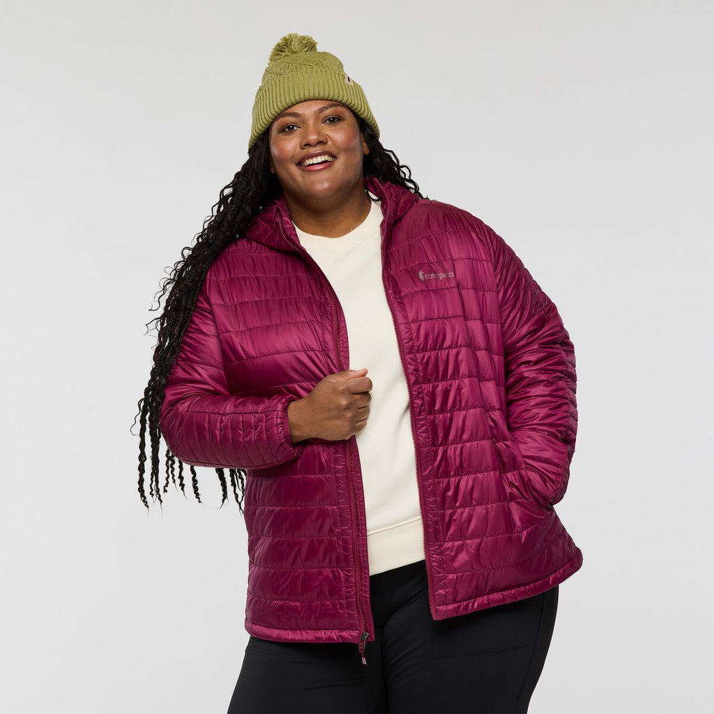 Capa Insulated Hooded Jacket - Women's, Jam, Model Tanisha