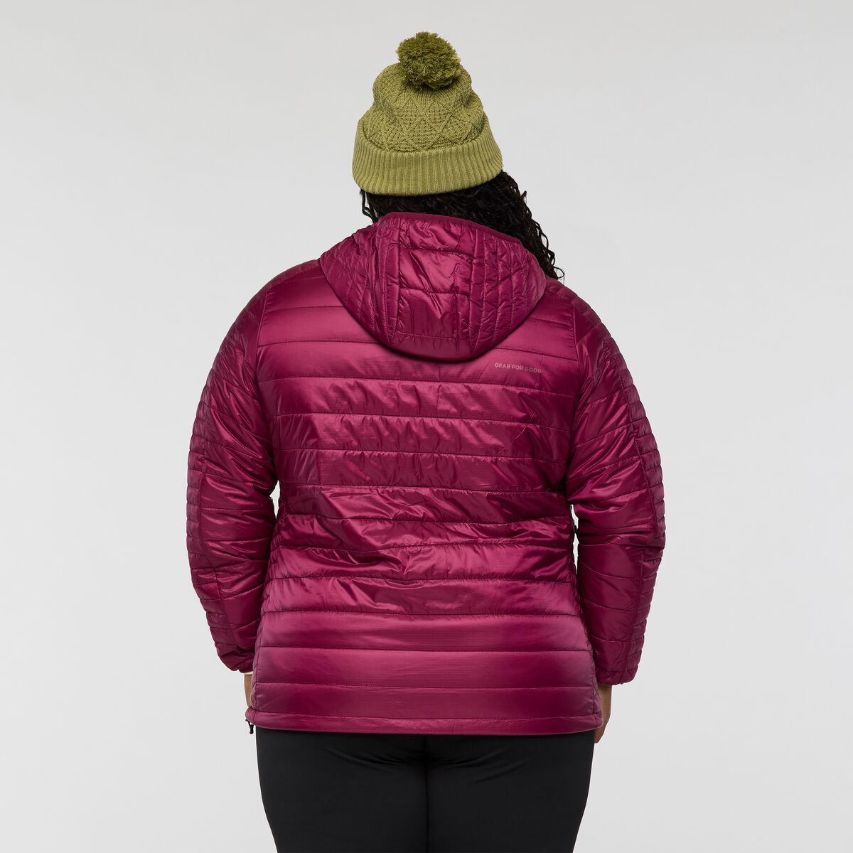 Capa Insulated Hooded Jacket - Women's, Jam, Model Tanisha