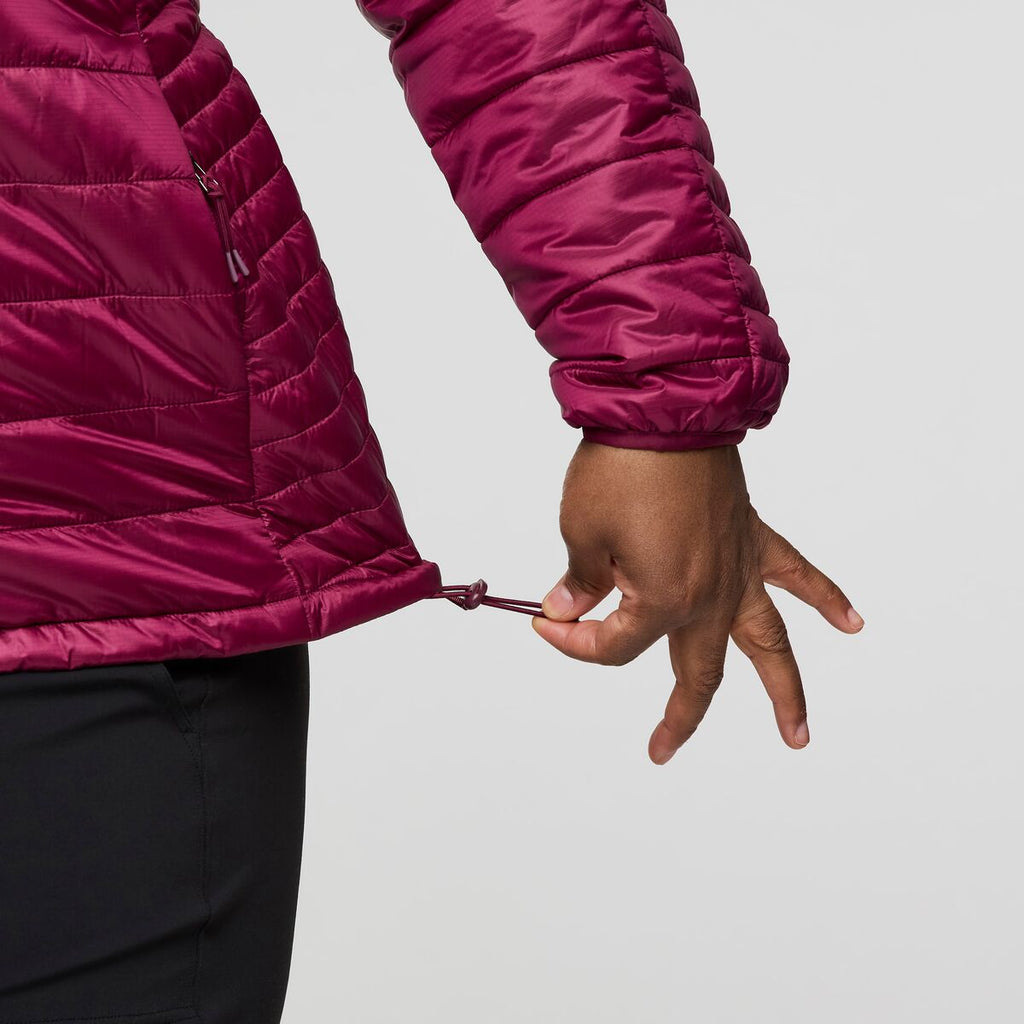 Capa Insulated Hooded Jacket - Women's, Jam, Model Tanisha