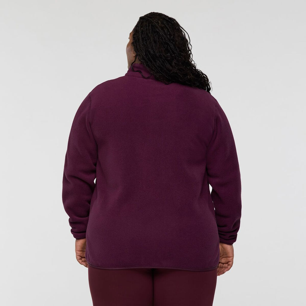 Teca Fleece Full-Zip Jacket - Women's, Slot Canyon, Model Tanisha