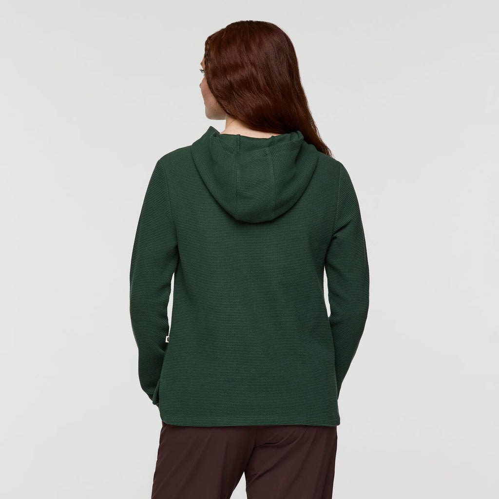 Atajo Long-Sleeve Waffle Hoodie - Women's, Cargo, Model Caitlyn