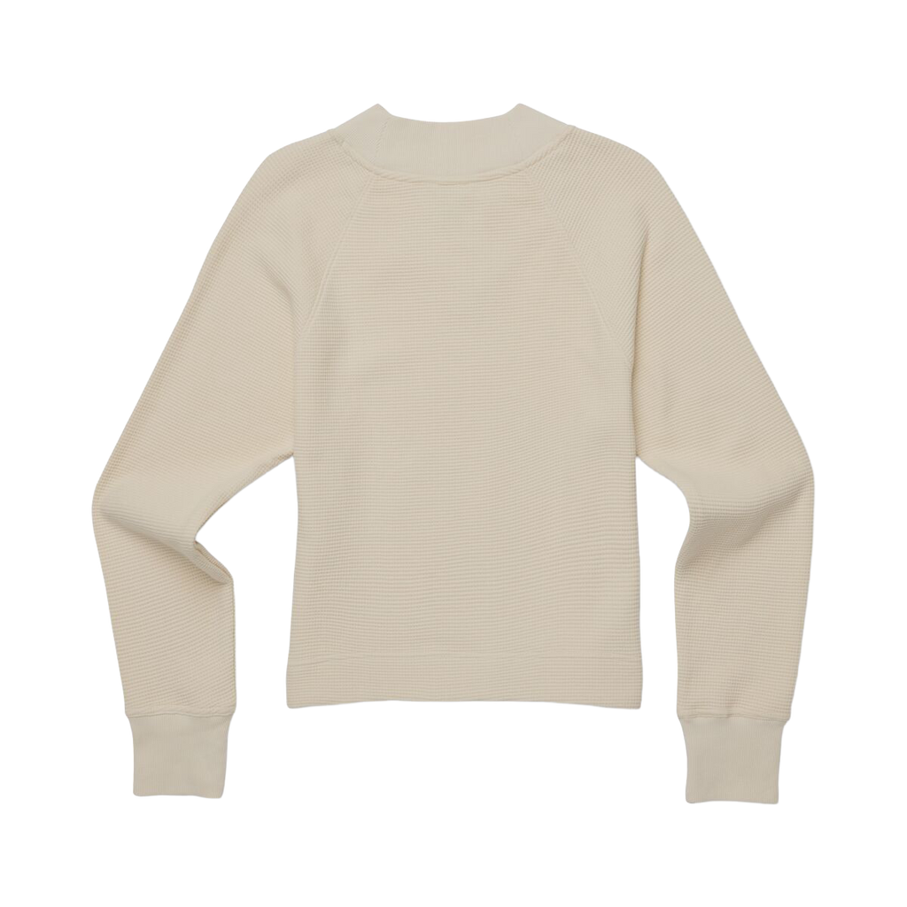 Atajo Long-Sleeve Waffle V-Neck - Women's, Cream