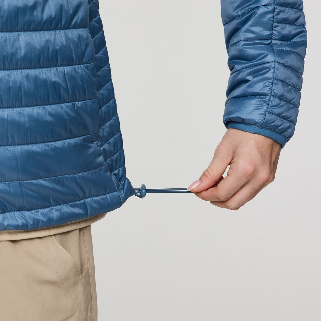 Capa Insulated Hooded Jacket - Women's, Fjord, Model Caitlyn