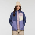 Impermeo 3L Hooded Shell Jacket - Women's, Dusk/Blue Smoke, Model Avery