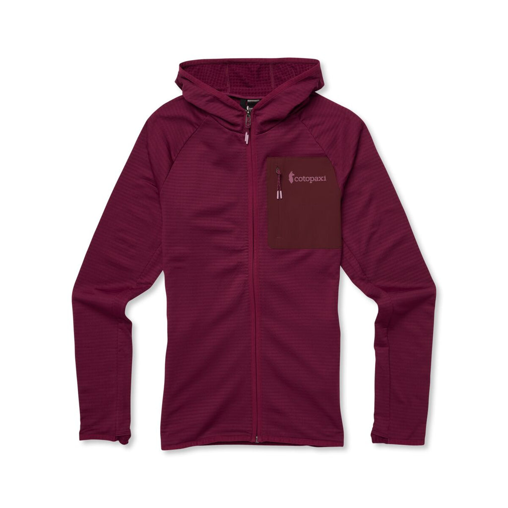 Otero Fleece Full-Zip Hooded Jacket - Women's, Jam 