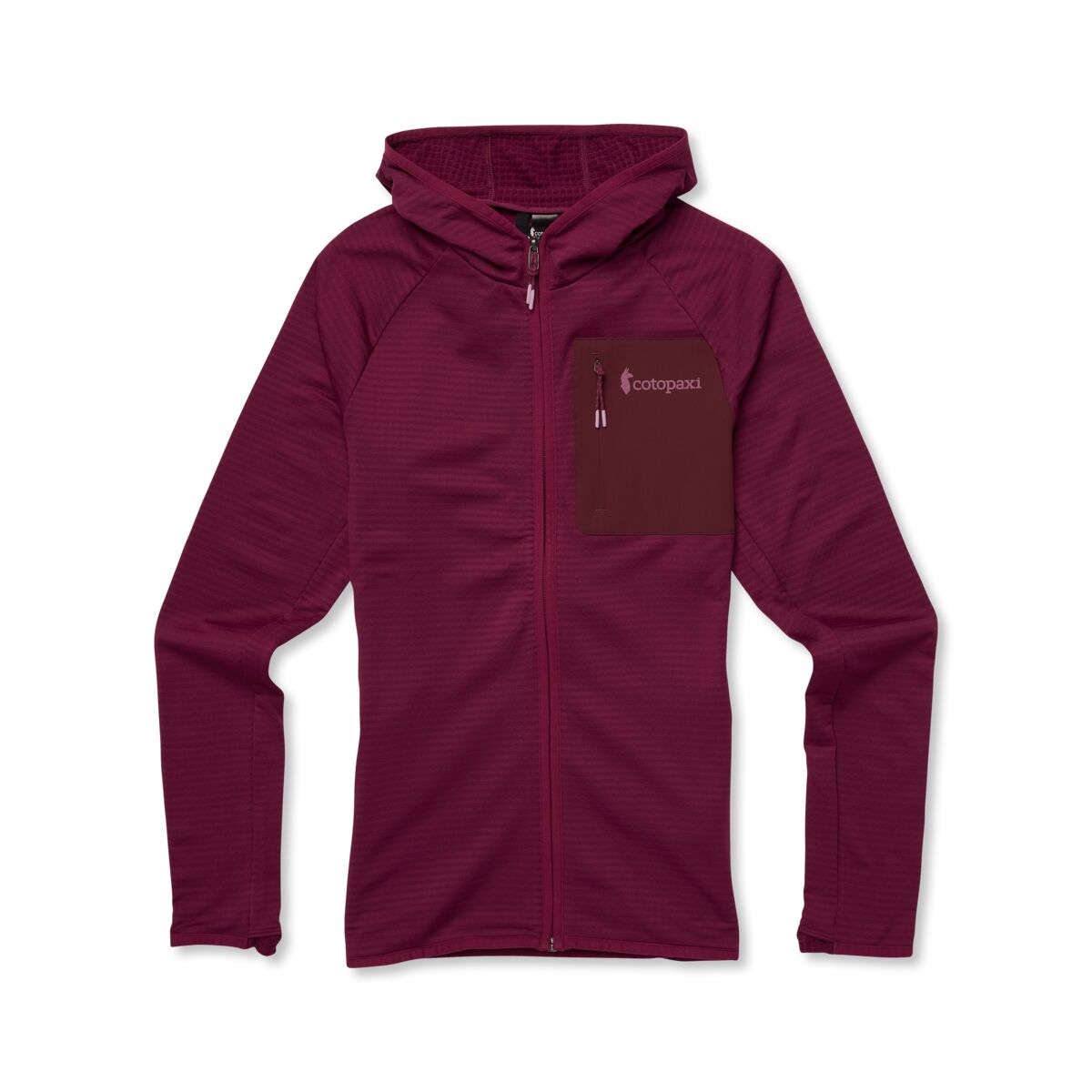 Otero Fleece Full-Zip Hooded Jacket - Women's, Jam 