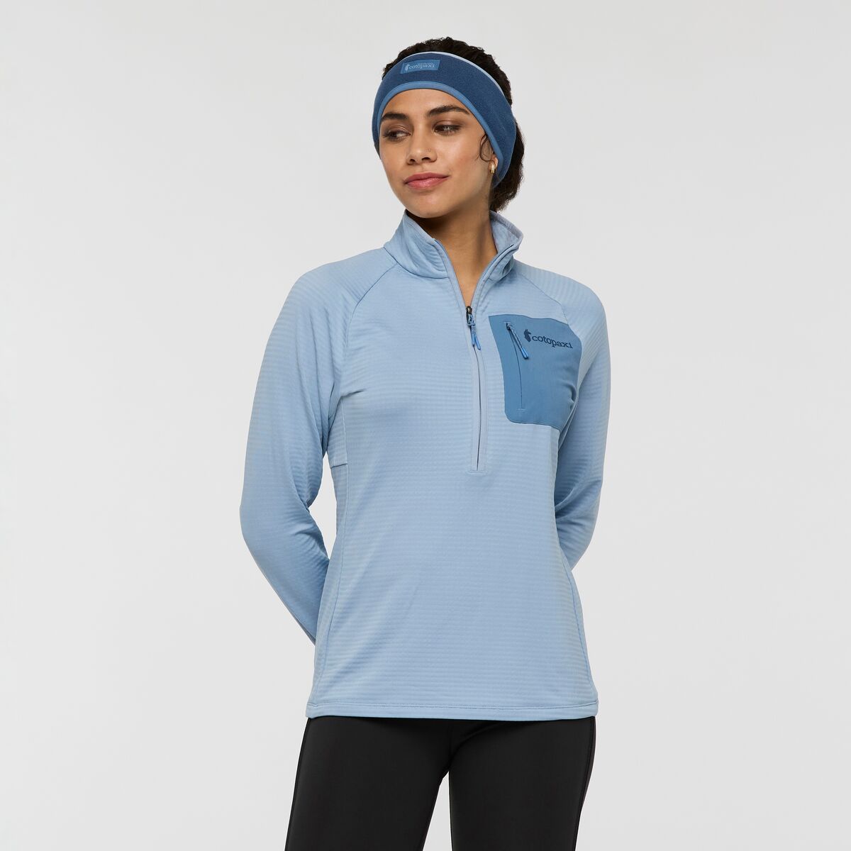 Otero Fleece Half-Zip Pullover - Women's, Iceberg, Model Avery