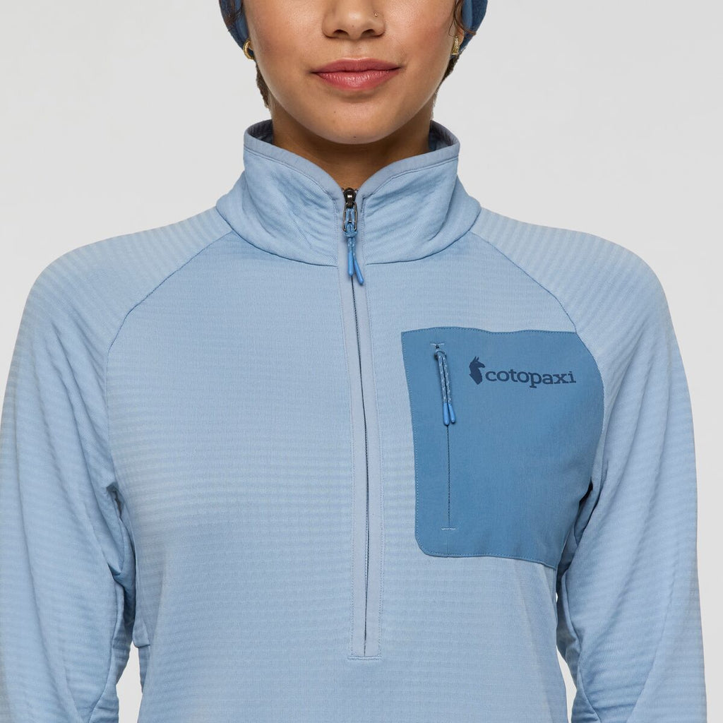 Otero Fleece Half-Zip Pullover - Women's, Iceberg, Model Avery