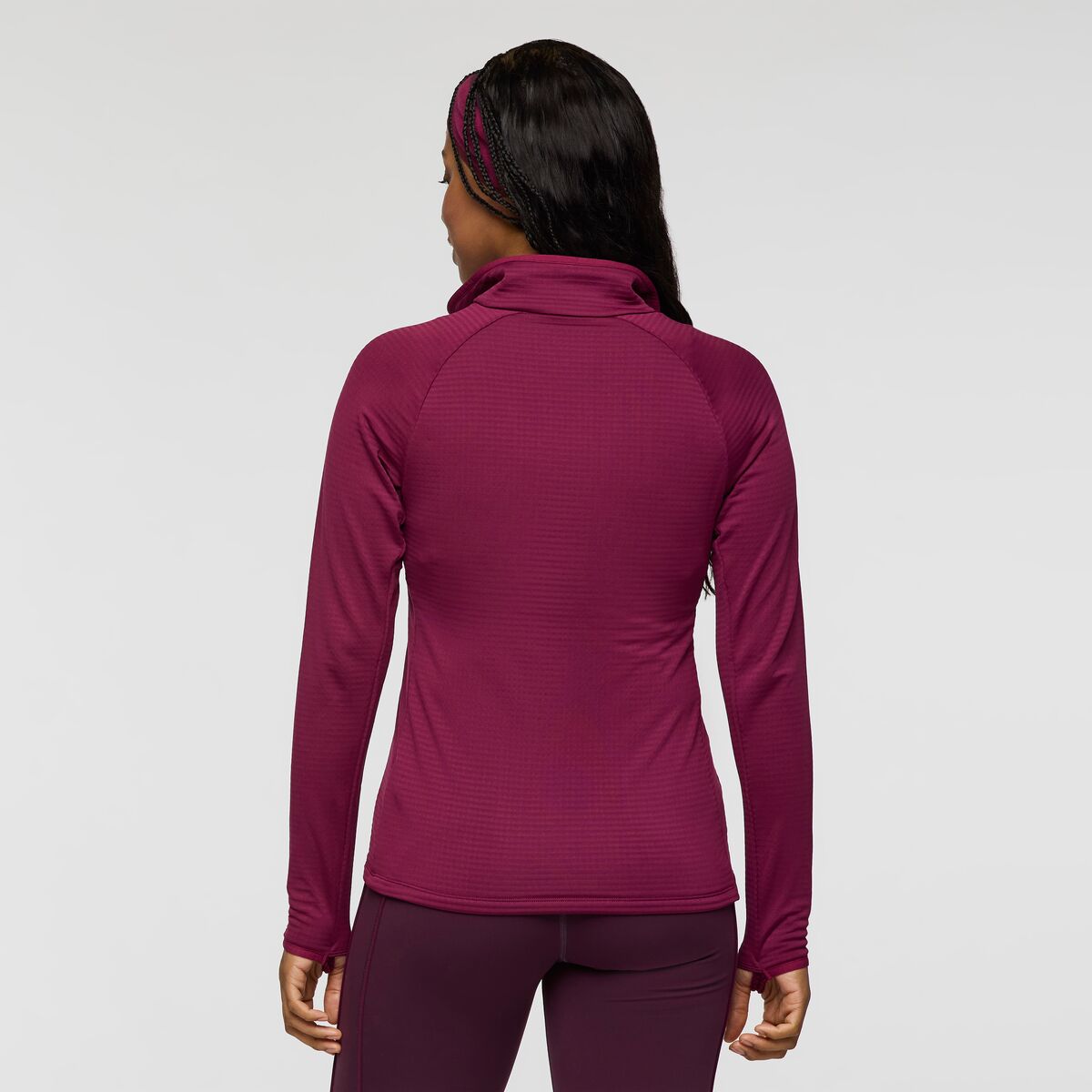 Otero Fleece Half-Zip Pullover - Women's, Jam, Model Charlie
