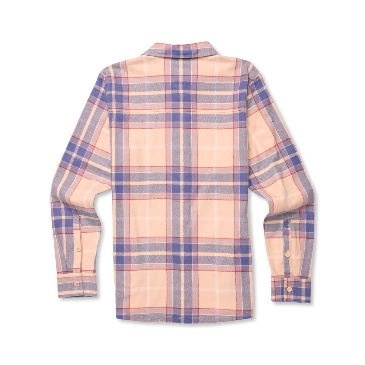 Quedo Flannel Shirt - Women's, Cream Plaid, flatlay
