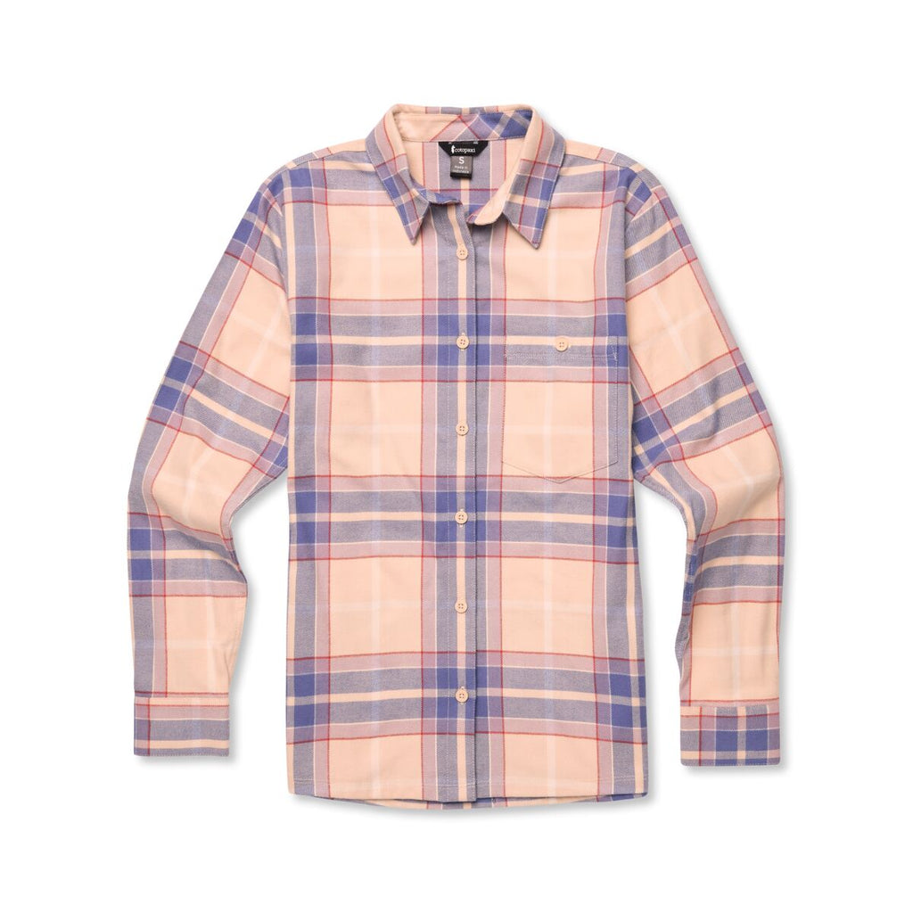 Quedo Flannel Shirt - Women's, Cream Plaid, flatlay