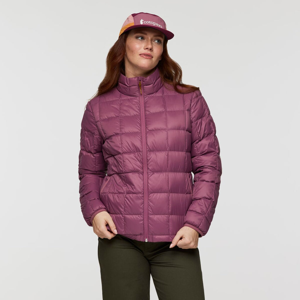 Repleto Down Jacket - Women's, Fig, Model Caitlyn