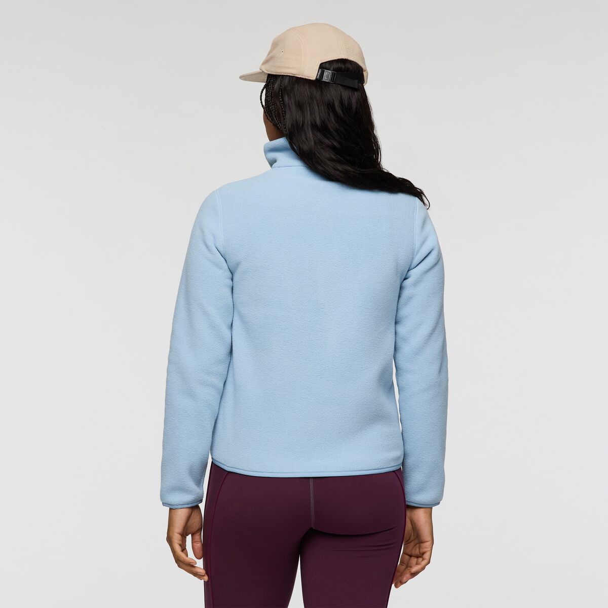 Teca Fleece Full-Zip Jacket - Women's, Ice Cold, Model Charlie