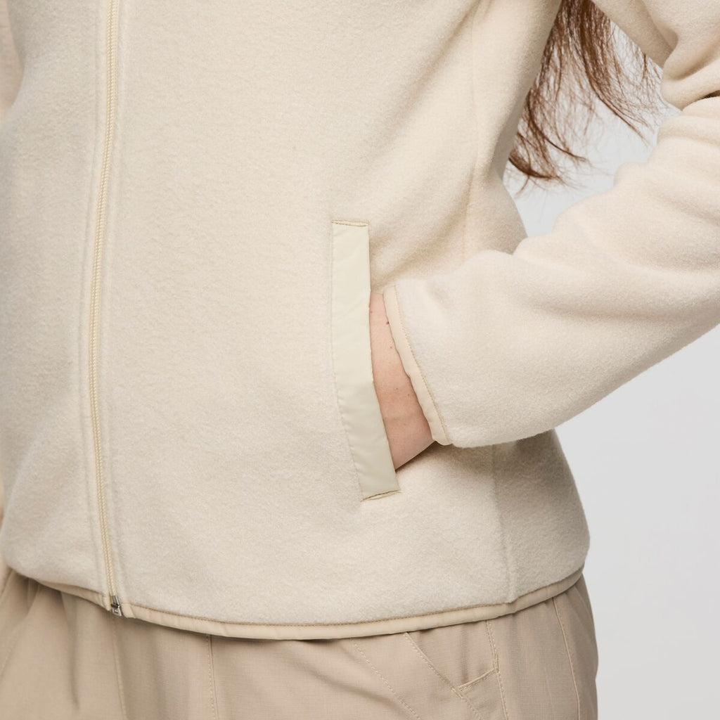 Teca Fleece Full-Zip Jacket - Women's, Light Jog, Model Caitlyn