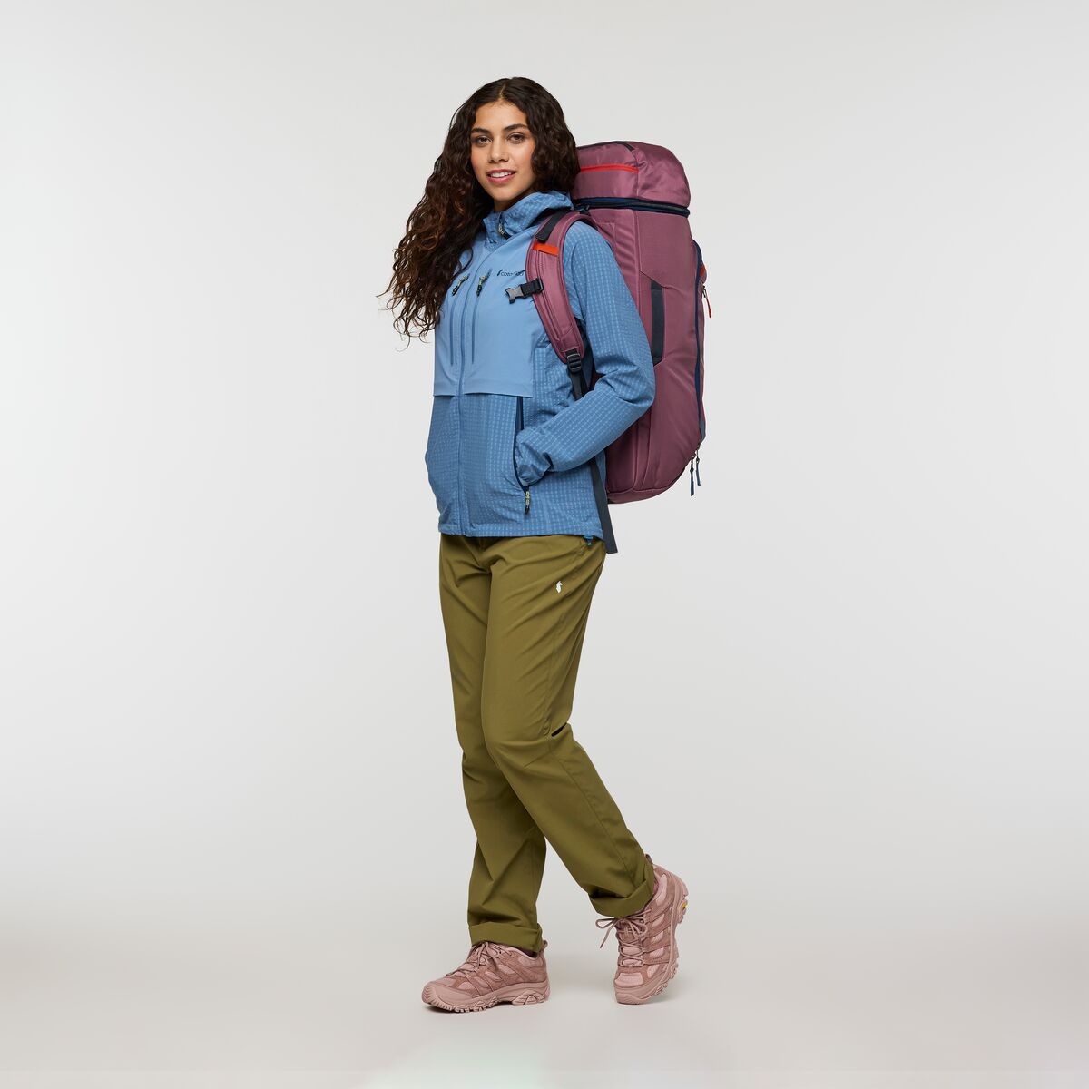 Yermo Hooded Jacket - Women's, Fjord, Model Avery