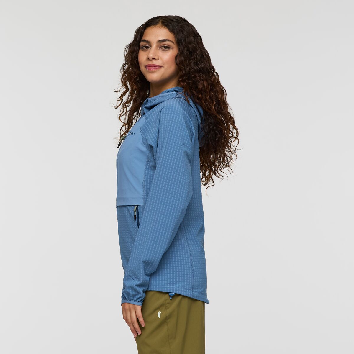 Yermo Hooded Jacket - Women's, Fjord, Model Avery