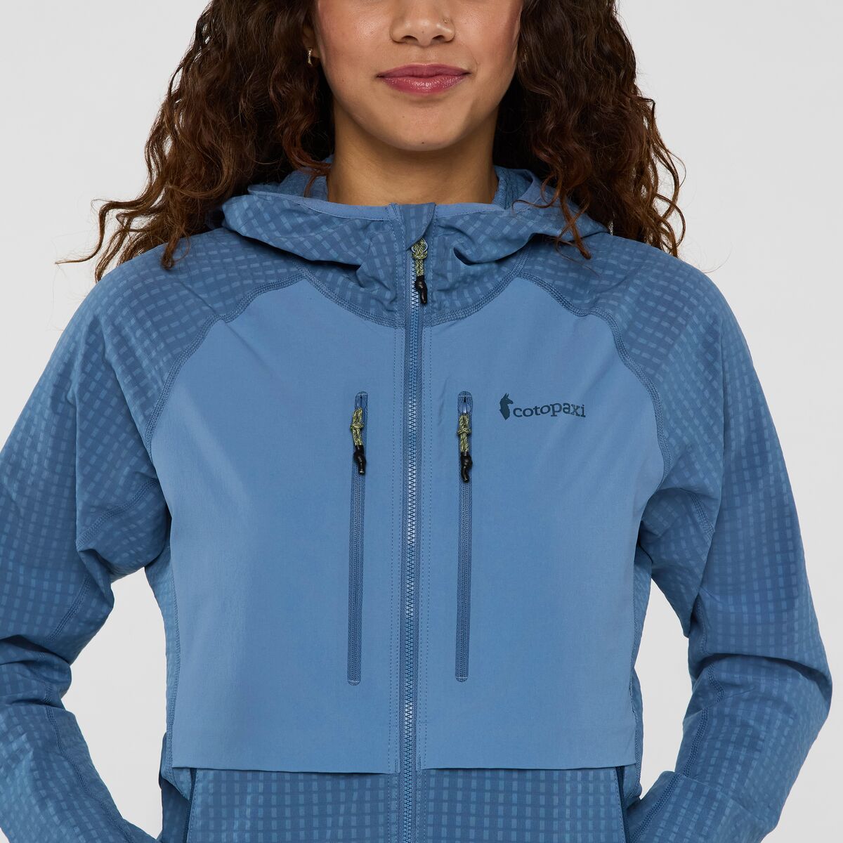 Yermo Hooded Jacket - Women's, Fjord, Model Avery