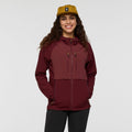 Yermo Hooded Jacket - Women's, Mulberry, Model Avery