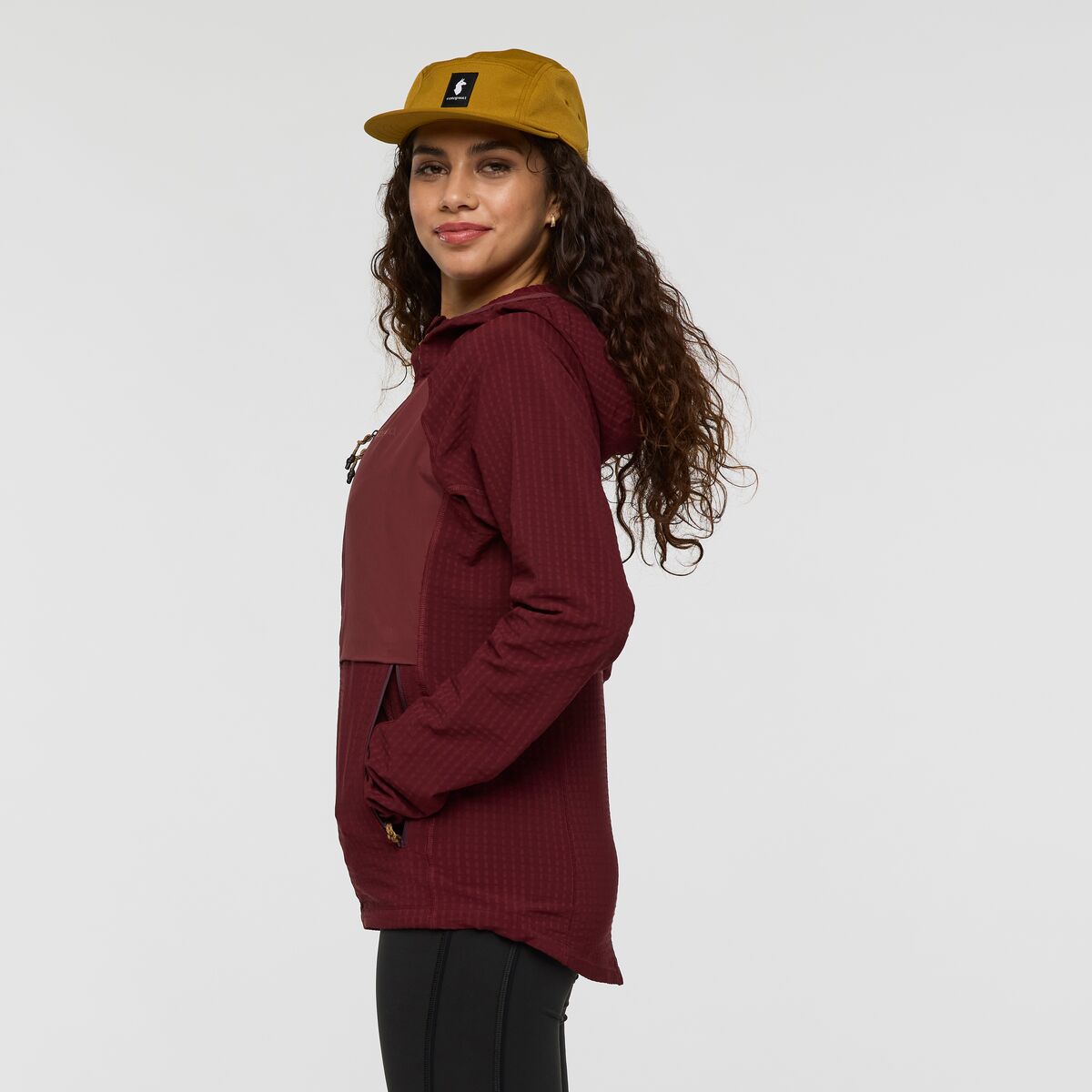 Yermo Hooded Jacket - Women's, Mulberry, Model Avery