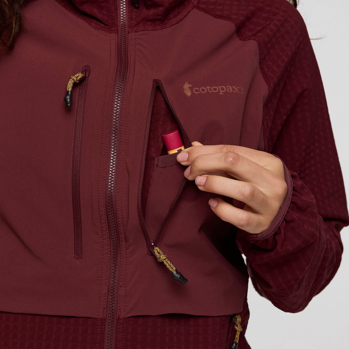 Yermo Hooded Jacket - Women's, Mulberry, Model Avery