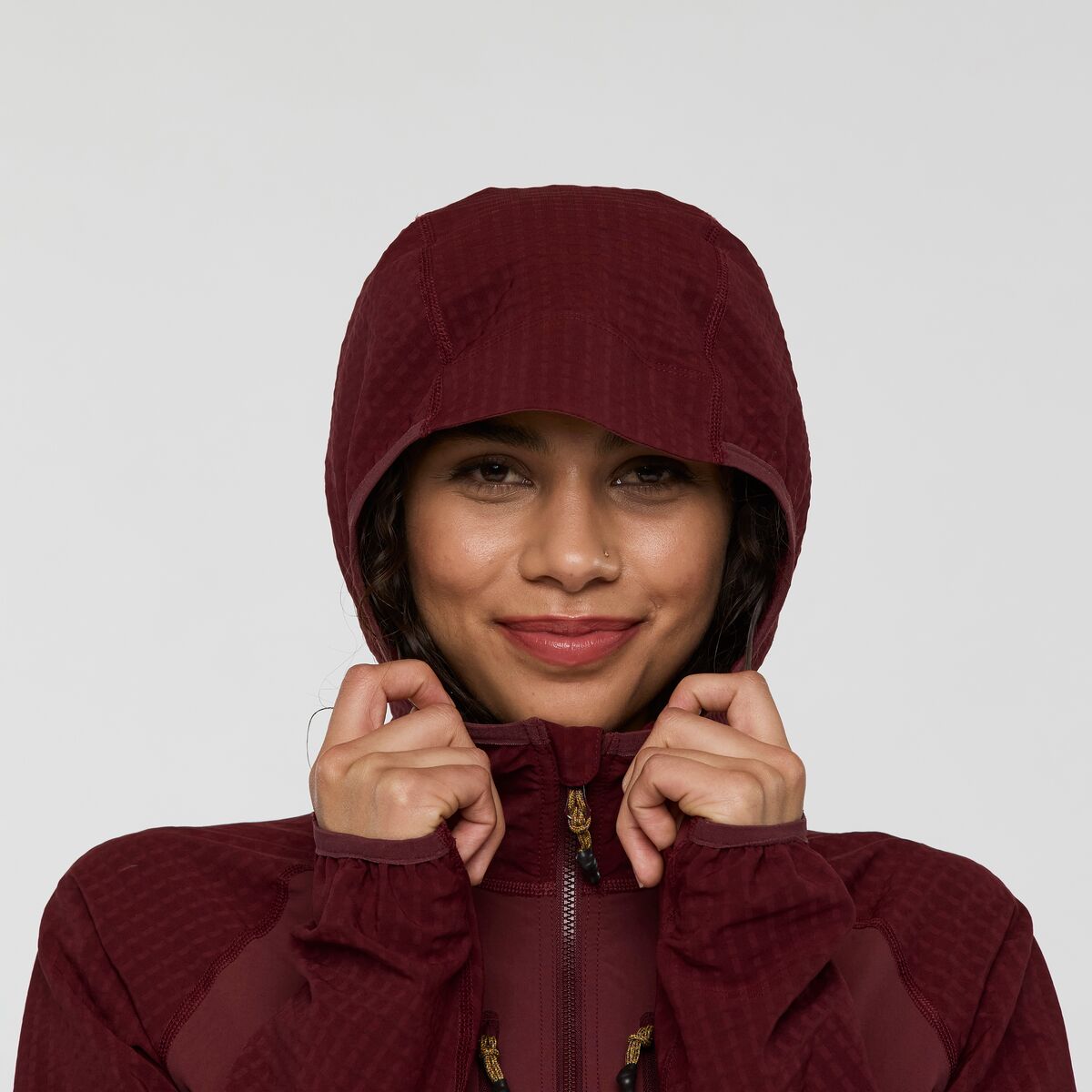Yermo Hooded Jacket - Women's, Mulberry, Model Avery