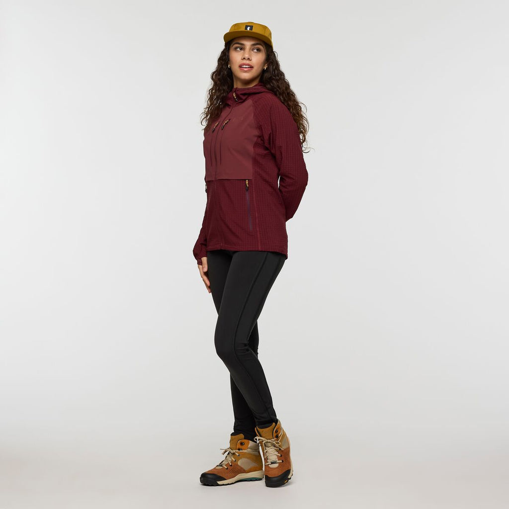 Yermo Hooded Jacket - Women's, Mulberry, Model Avery