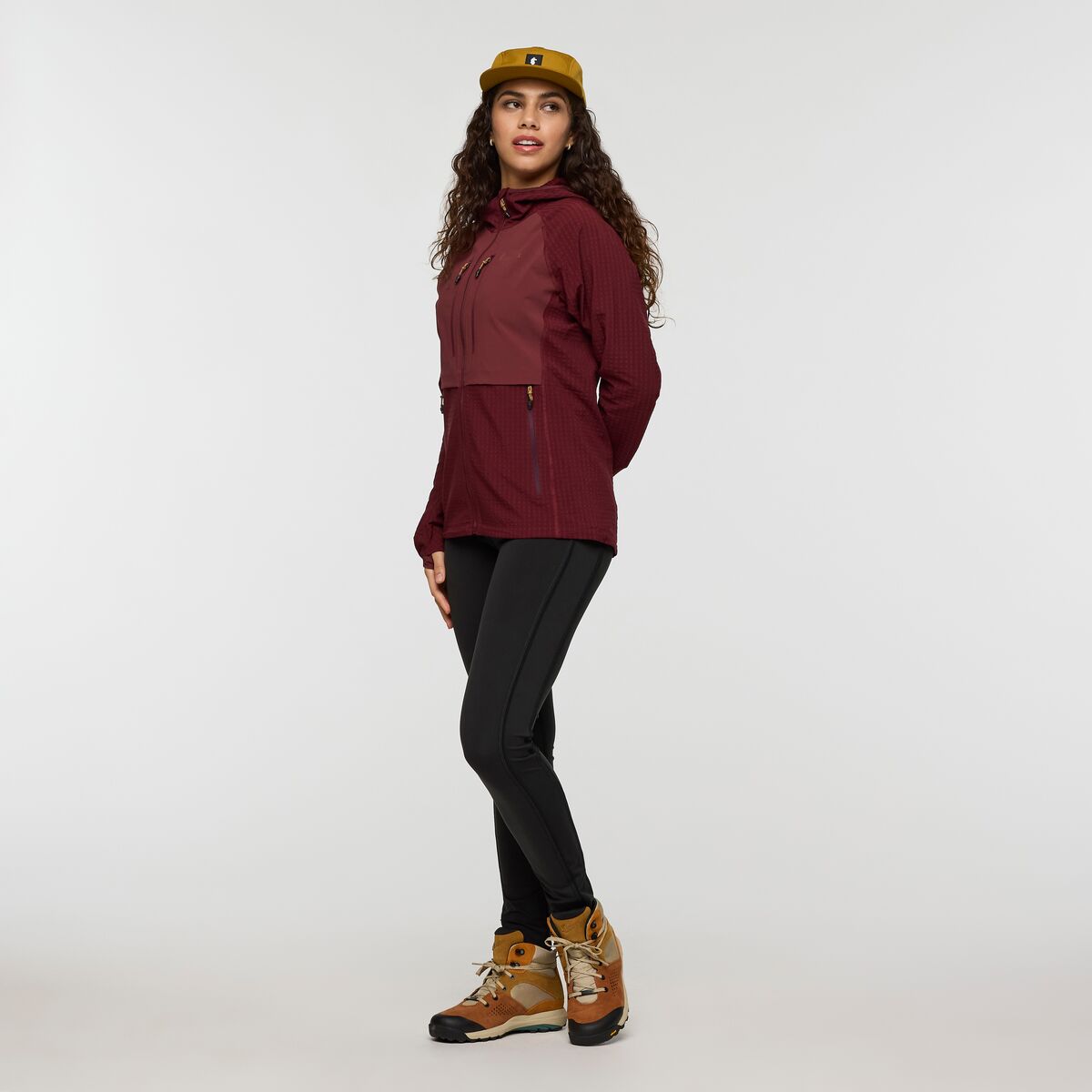 Yermo Hooded Jacket - Women's, Mulberry, Model Avery