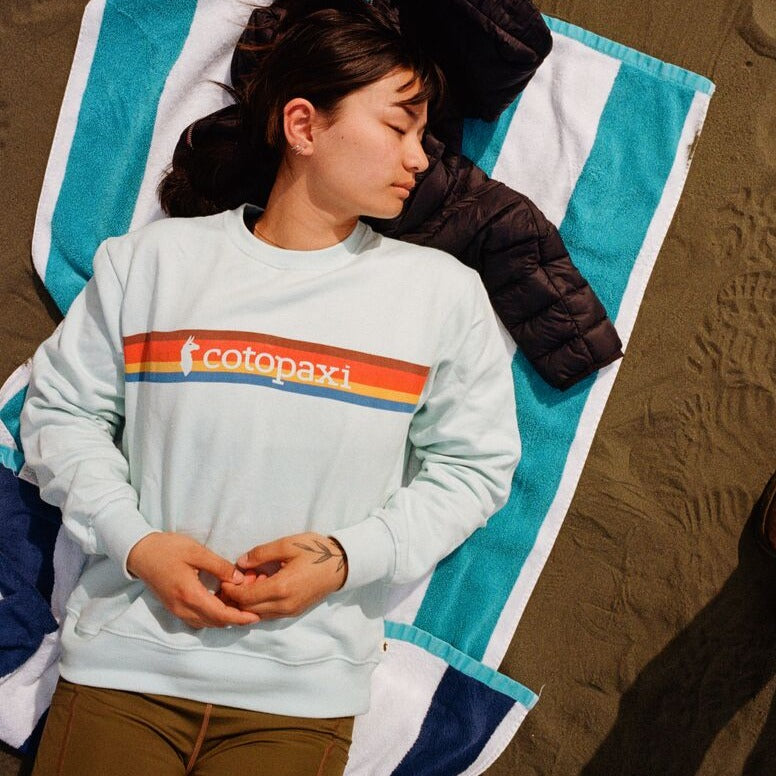 On The Horizon Organic Crew Sweatshirt - Women's, Detail