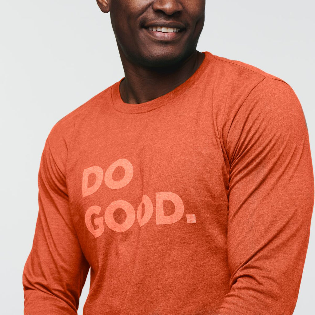 Do Good Long-Sleeve T-Shirt - Men's, Canyon, Model Jeremy