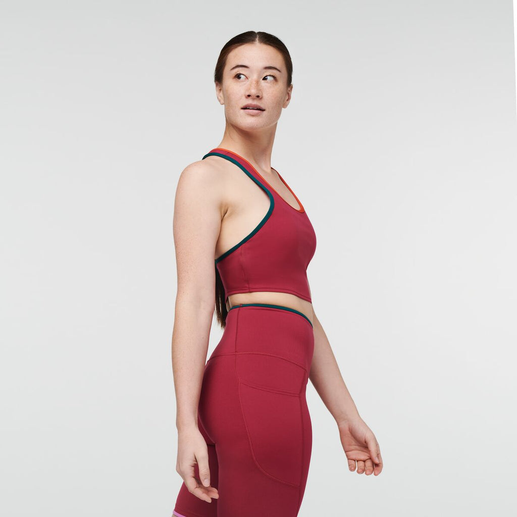 Mari Crop - Women's, Raspberry, Model Aya