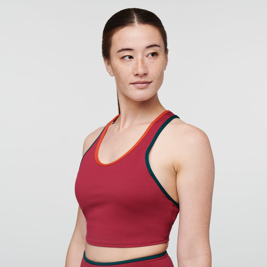 Mari Crop - Women's, Raspberry, Model Aya