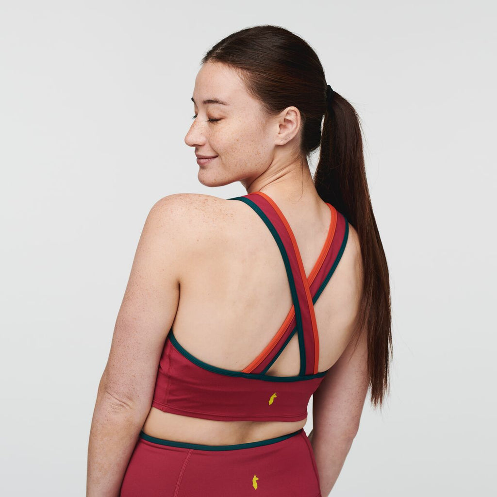 Mari Crop - Women's, Raspberry, Model Aya