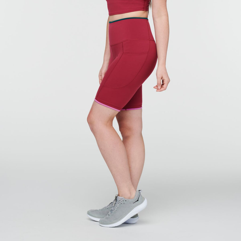 Mari Short - Women's, Raspberry, Model Aya