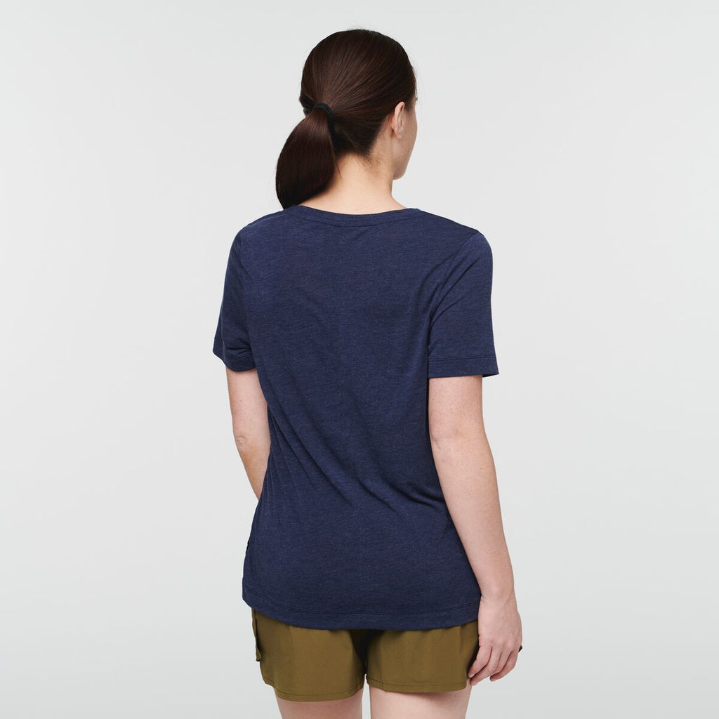 Paseo Travel T-Shirt - Women's, Maritime, Model Aya