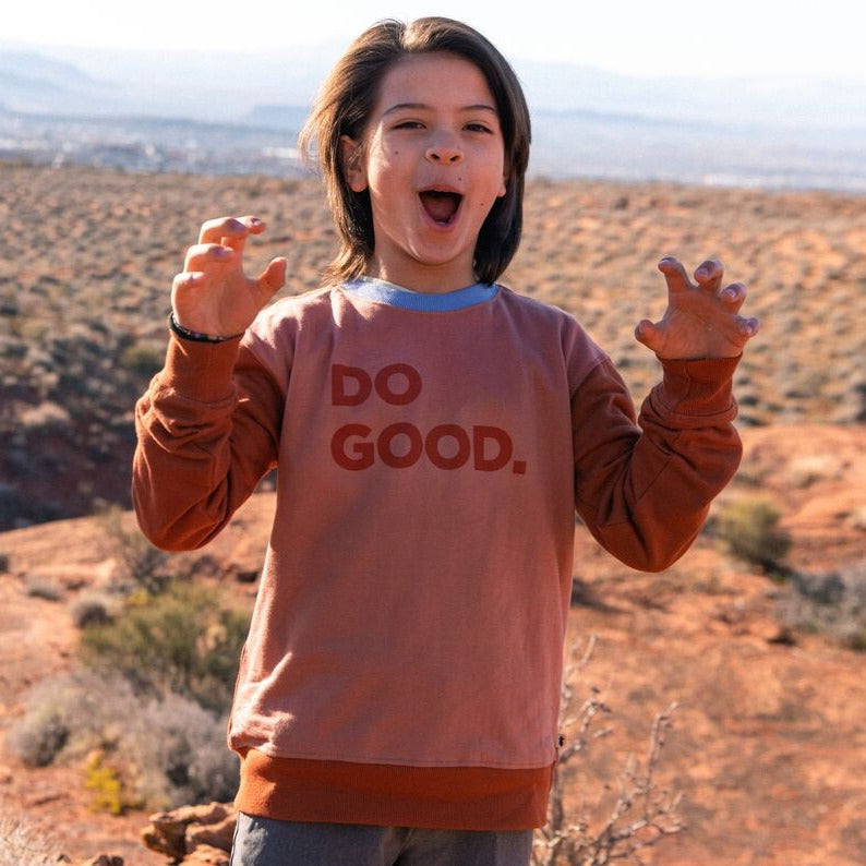 Do Good Organic Crew Sweatshirt - Kids', Lifestyle