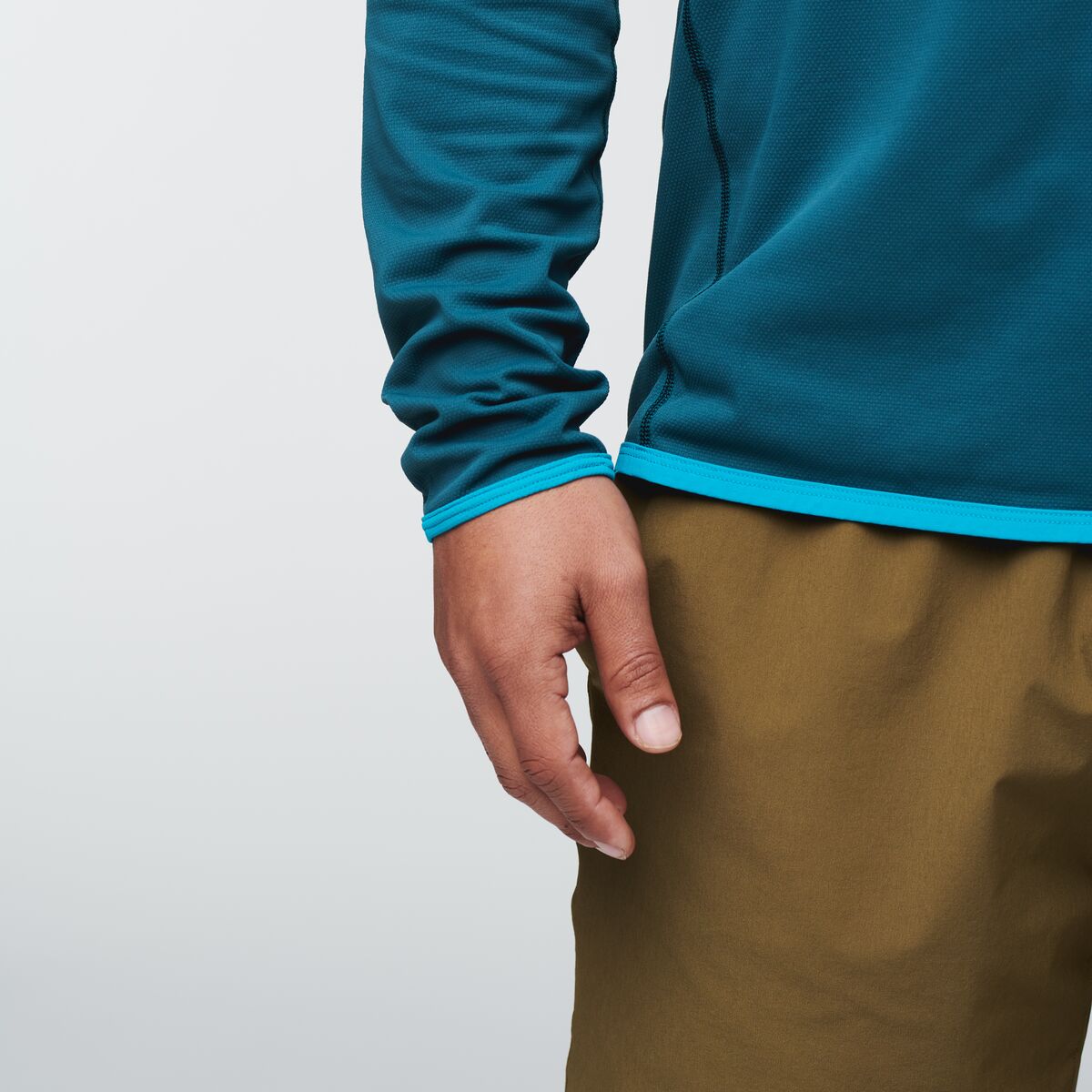 Sombra Sun Hoodie - Men's, Deep Ocean, Model Mario