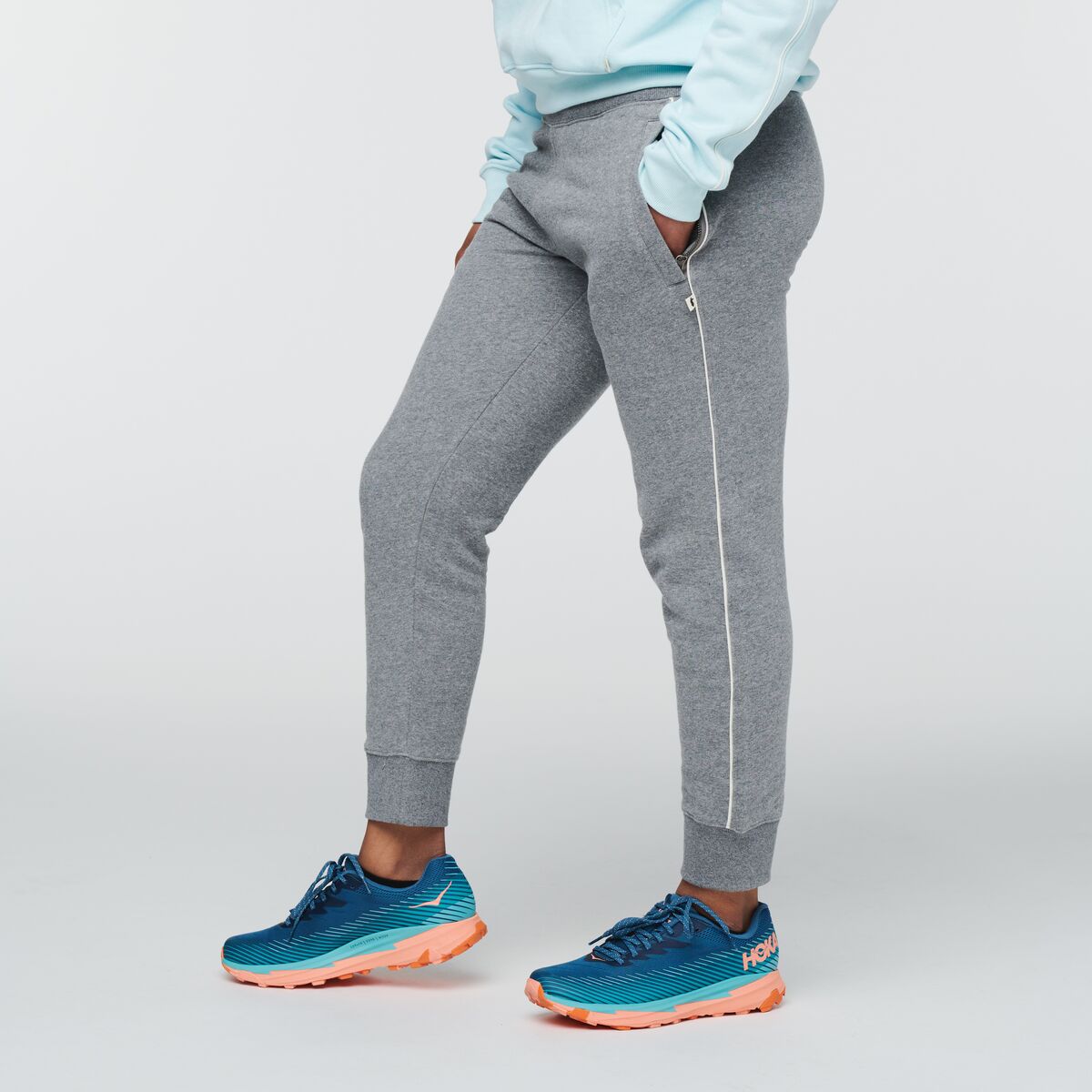 Sweatpant - Women's, Heather Grey, Model Callie