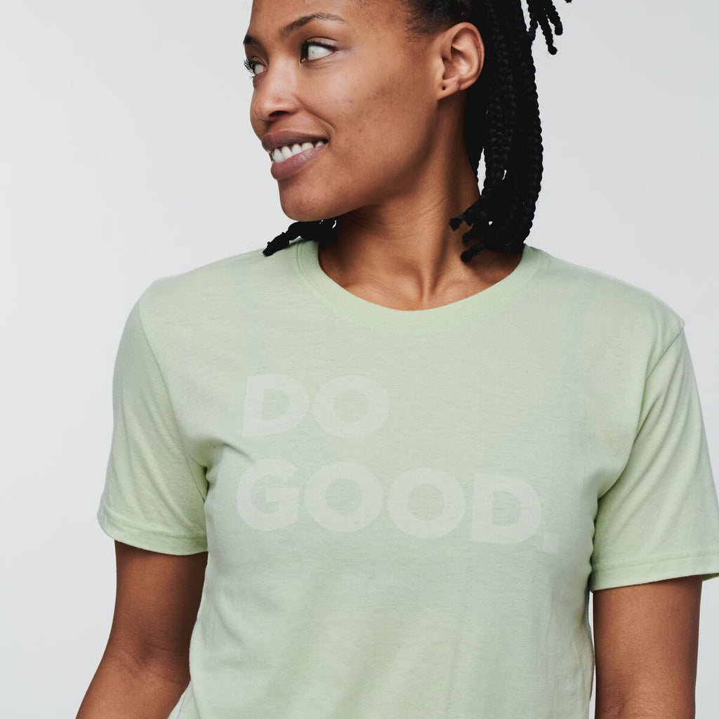 Do Good T-Shirt - Women's, Lichen, Model Callie