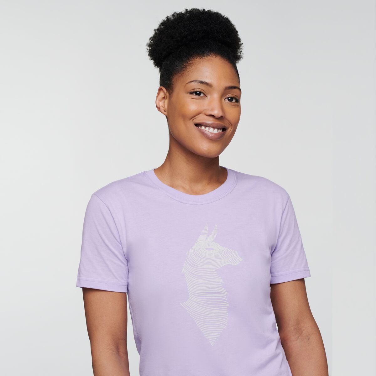 Topo Llama T-shirt - Women's, Thistle